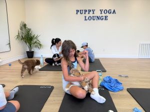 Kids Puppy Yoga Lounge