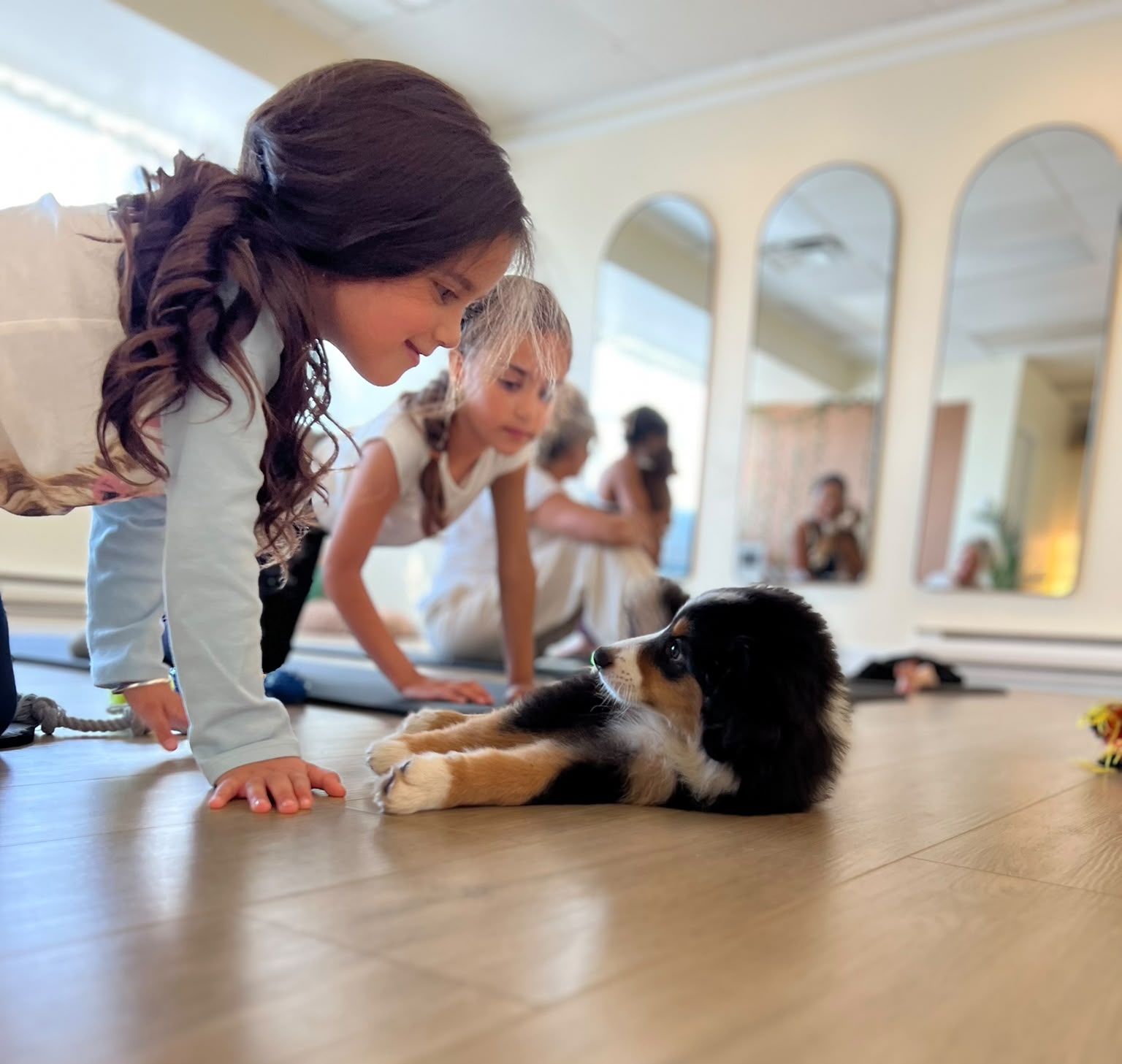 Kids Puppy Yoga Session Birthday